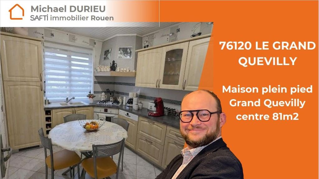 Achat maison à vendre 2 chambres 81 m² - Le Grand-Quevilly