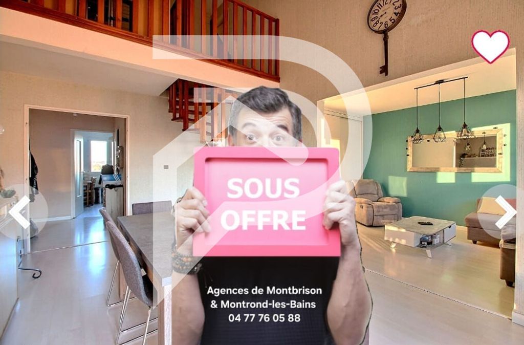 Achat appartement à vendre 3 pièces 89 m² - Veauche