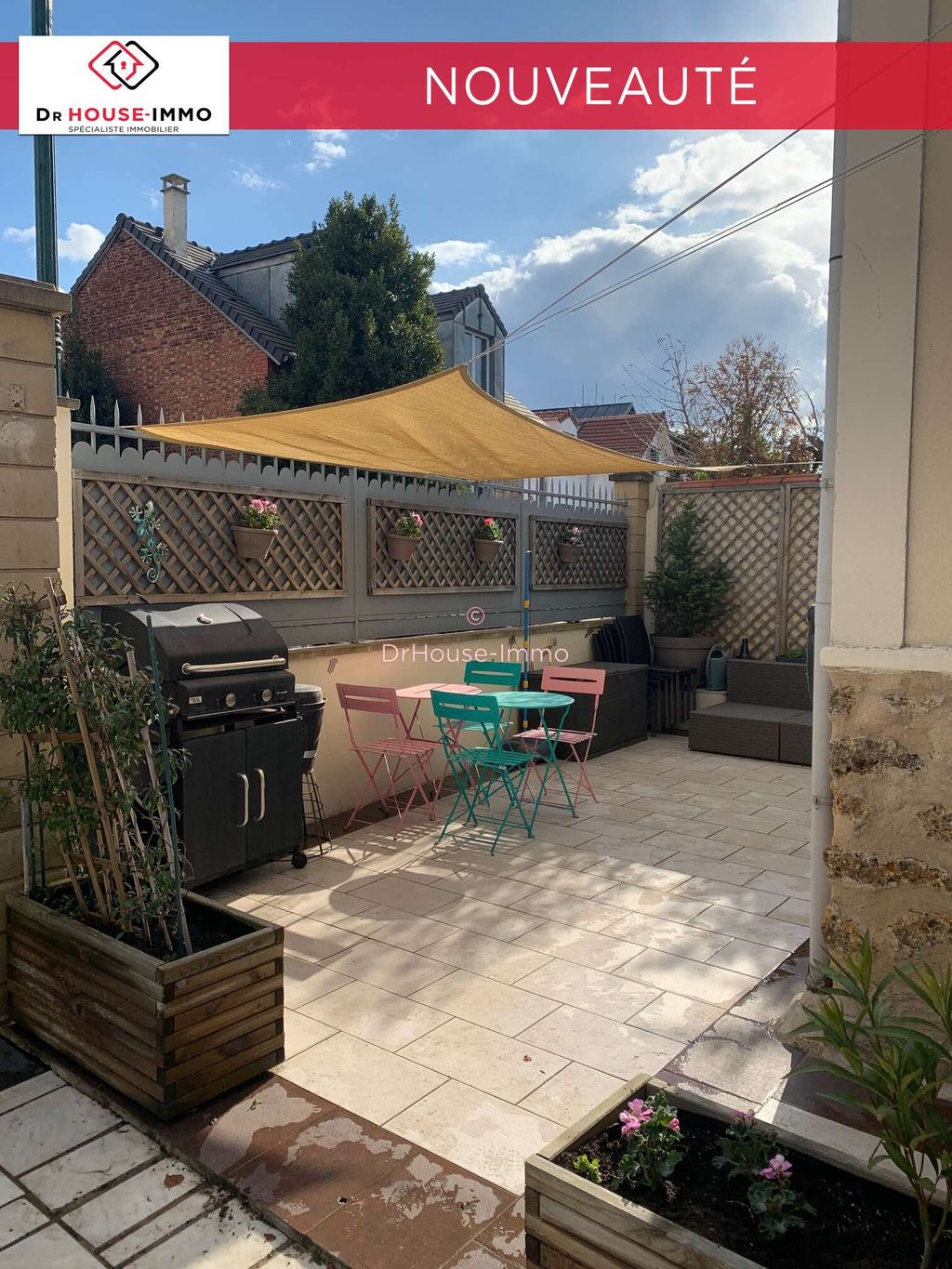 Achat maison à vendre 4 chambres 117 m² - Colombes