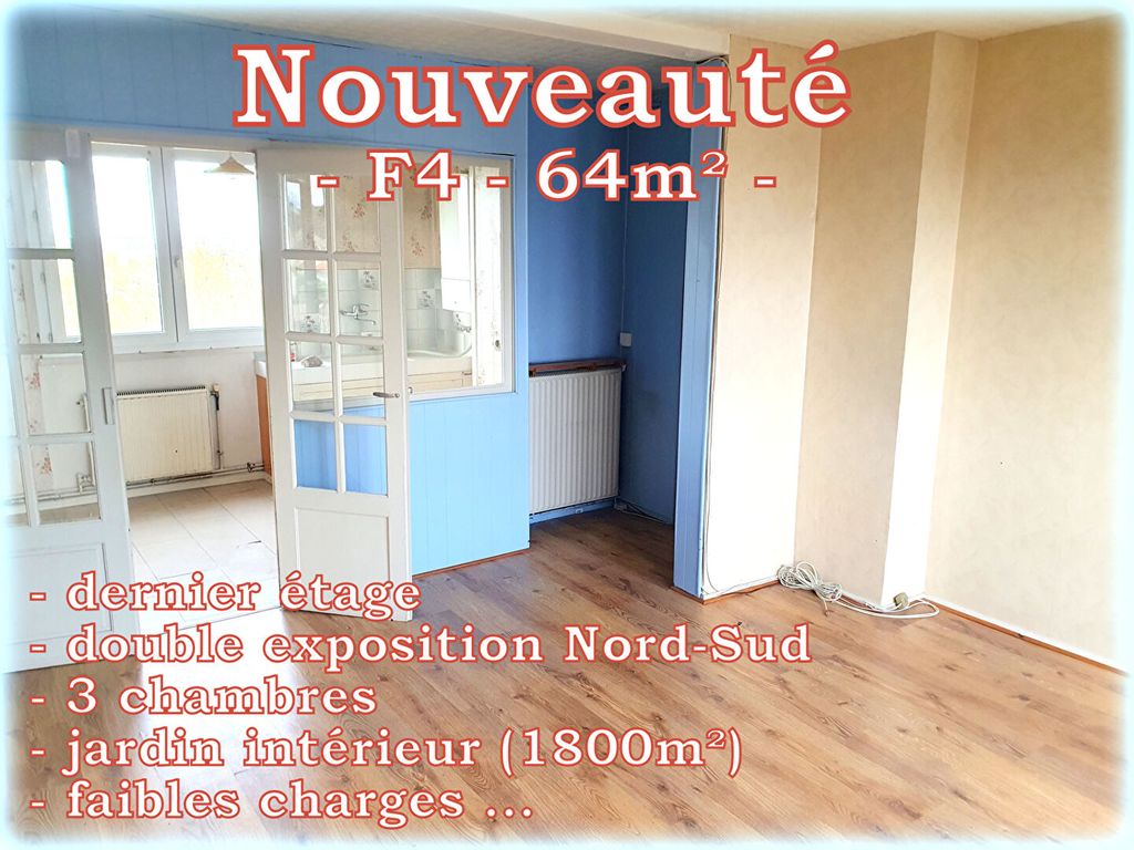 Achat appartement à vendre 4 pièces 64 m² - Le Raincy