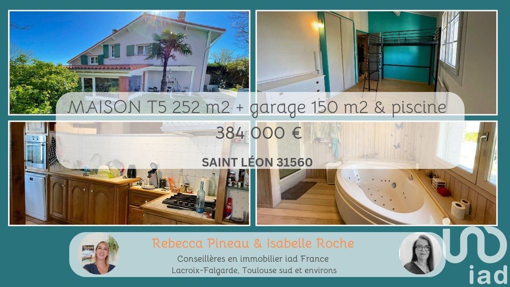 Achat maison à vendre 4 chambres 192 m² - Saint-Léon