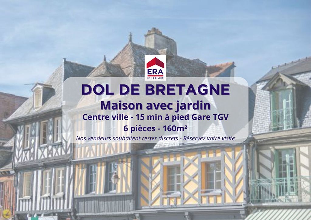 Achat maison à vendre 4 chambres 161 m² - Dol-de-Bretagne