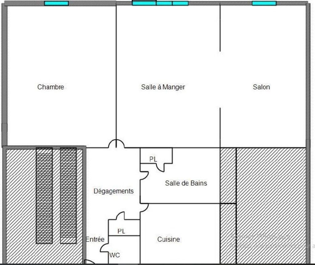 Achat appartement à vendre 3 pièces 60 m² - Saint-Étienne