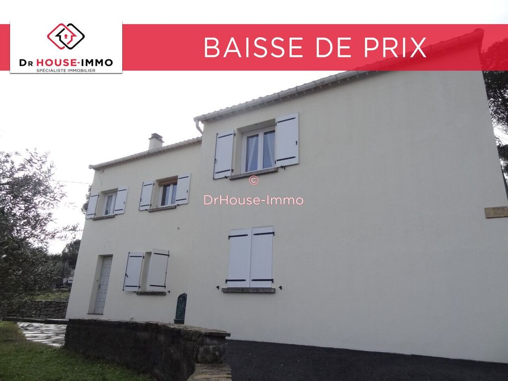 Achat maison à vendre 3 chambres 130 m² - Anduze