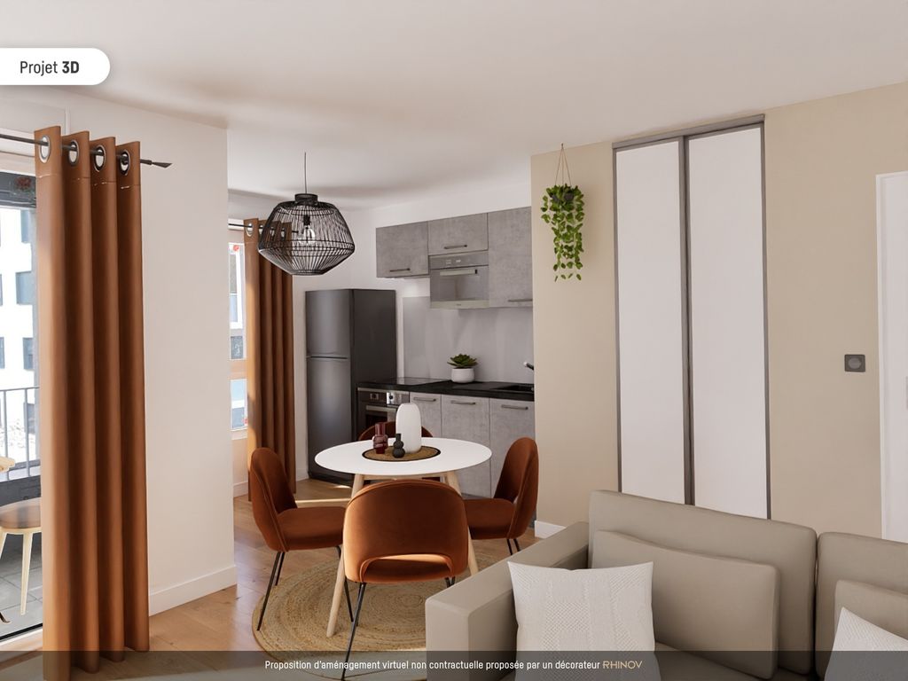 Achat appartement à vendre 3 pièces 60 m² - Bègles