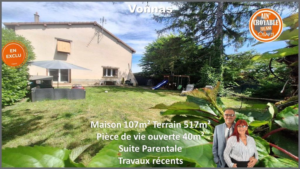 Achat maison à vendre 2 chambres 107 m² - Vonnas