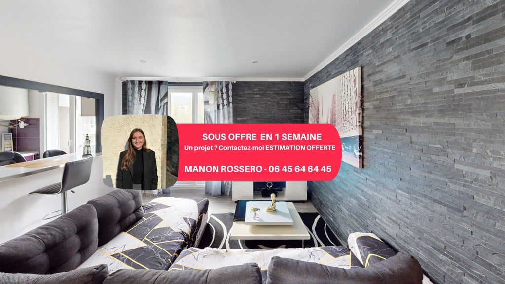 Achat appartement à vendre 4 pièces 65 m² - Grenoble
