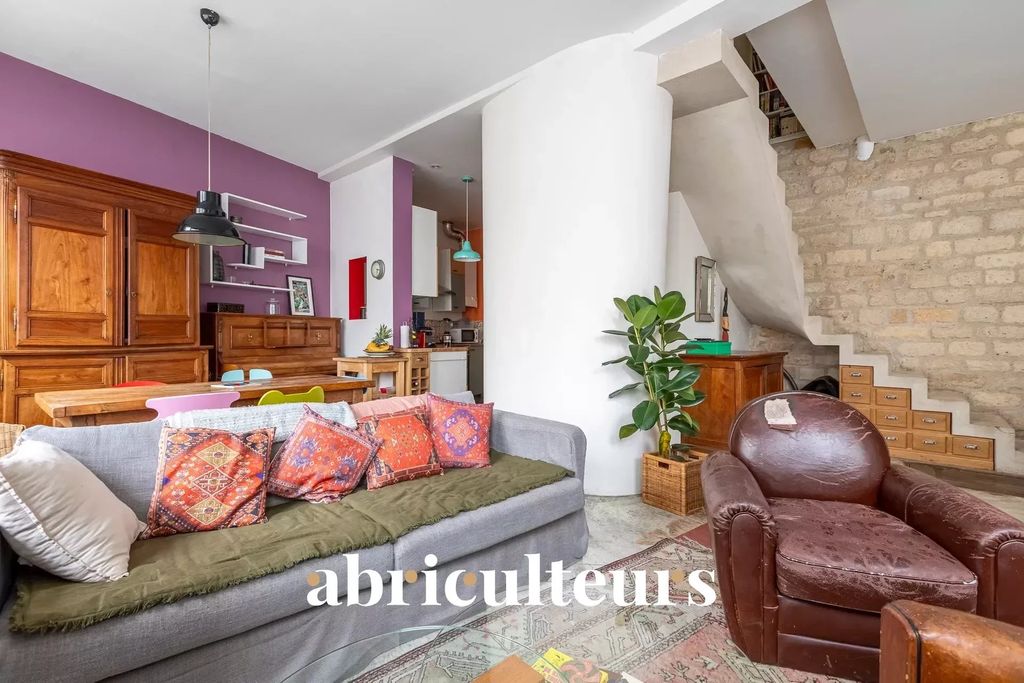 Achat loft à vendre 3 pièces 91 m² - Paris 20ème arrondissement