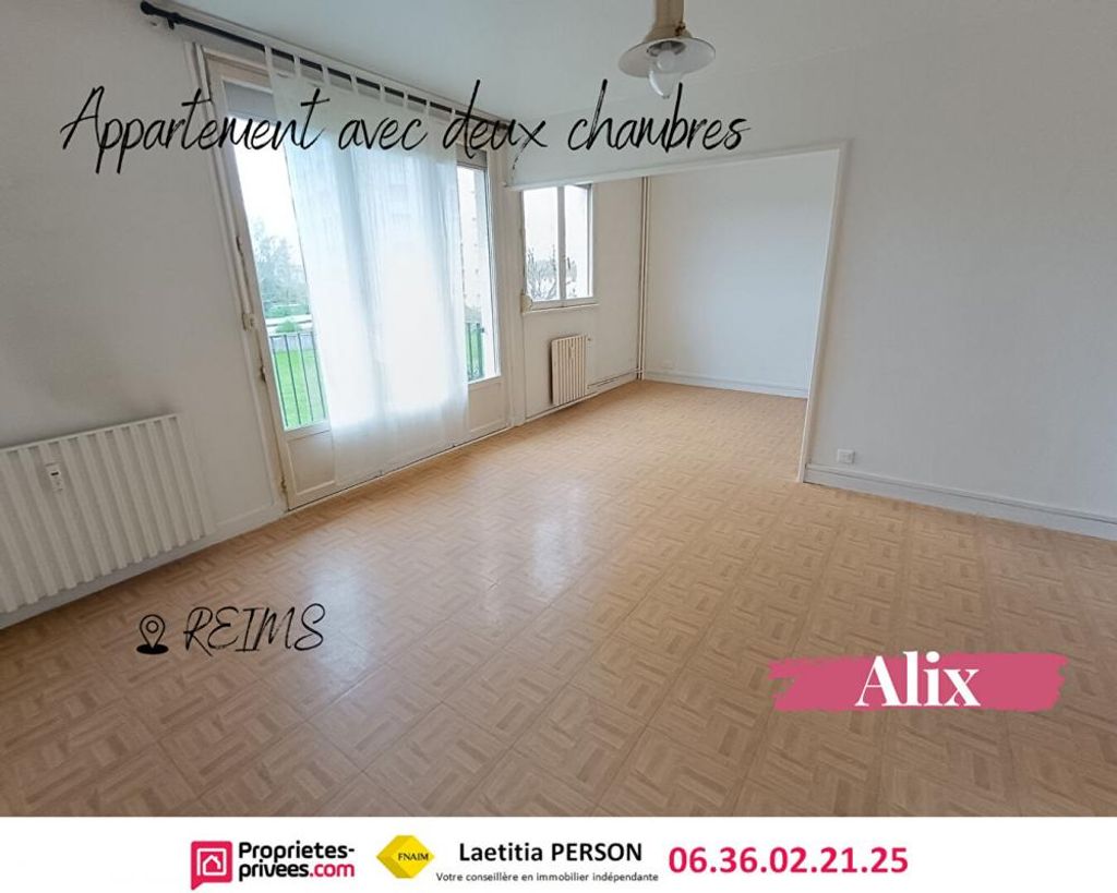 Achat appartement à vendre 4 pièces 66 m² - Reims