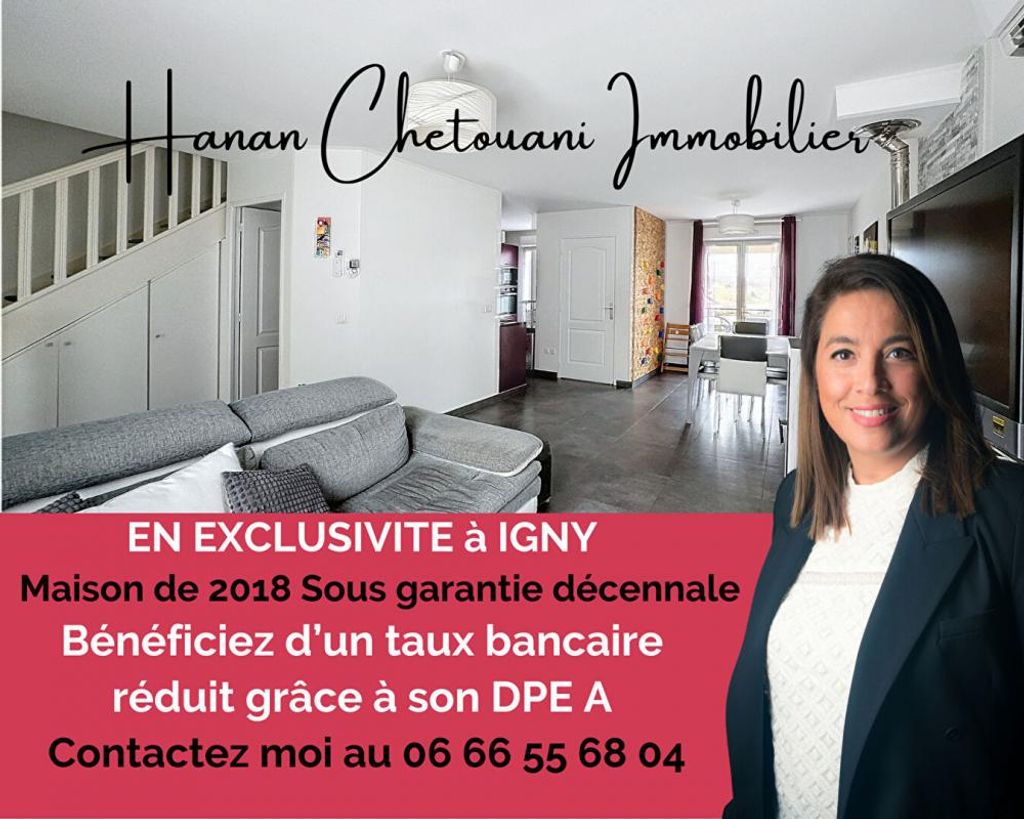 Achat maison à vendre 3 chambres 100 m² - Igny