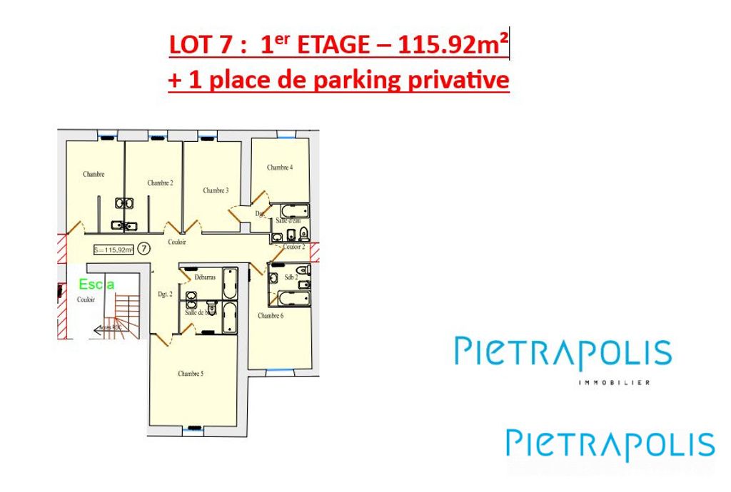 Achat appartement à vendre 6 pièces 116 m² - Confrançon