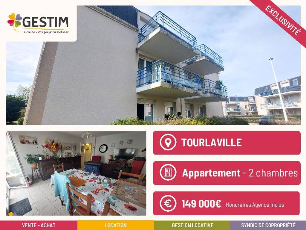 Achat appartement à vendre 3 pièces 61 m² - Digosville