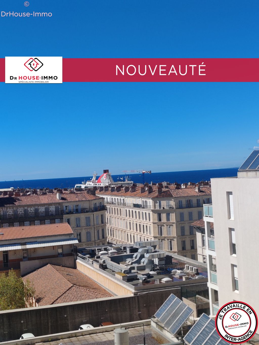 Achat appartement à vendre 3 pièces 51 m² - Marseille 2ème arrondissement