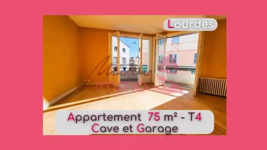 Achat appartement à vendre 4 pièces 75 m² - Lourdes