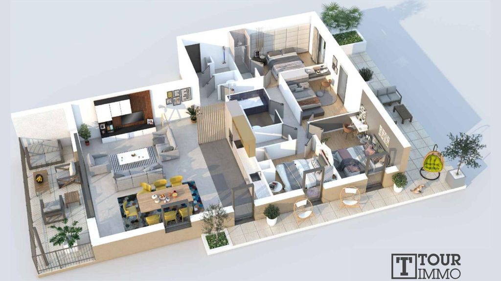 Achat appartement à vendre 5 pièces 131 m² - Charbonnières-les-Bains