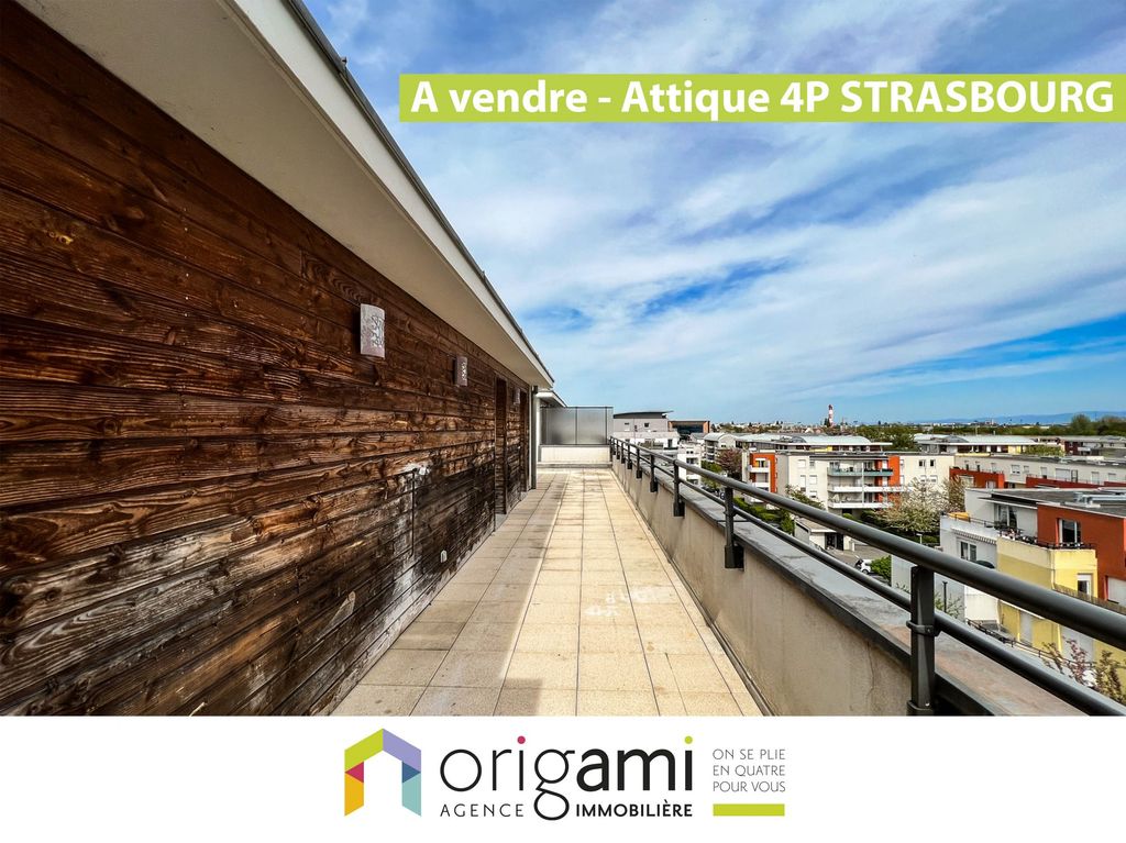 Achat appartement à vendre 4 pièces 100 m² - Strasbourg