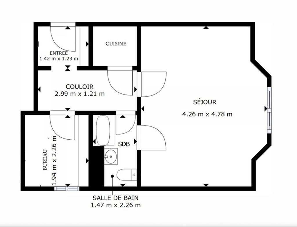 Achat appartement à vendre 2 pièces 31 m² - Boulogne-Billancourt