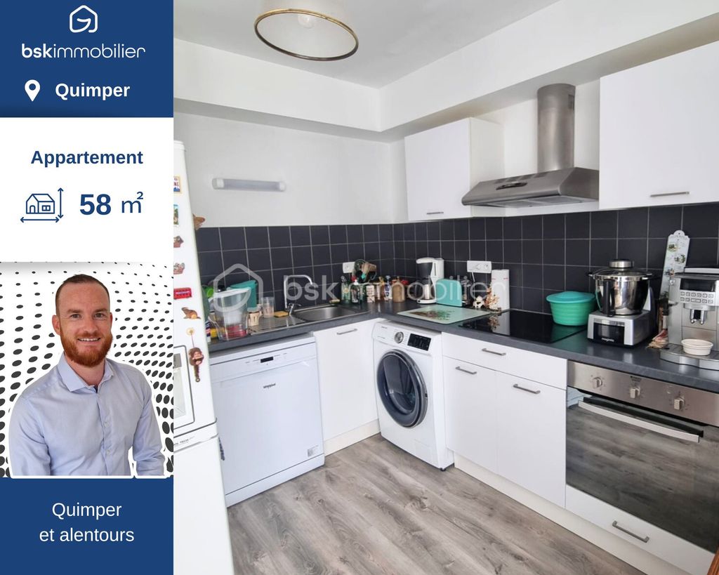 Achat appartement à vendre 3 pièces 58 m² - Quimper
