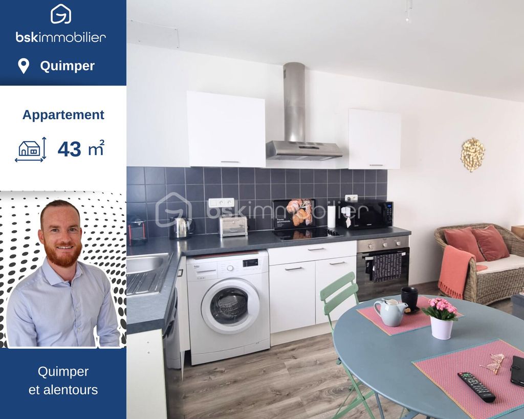 Achat appartement à vendre 2 pièces 42 m² - Quimper