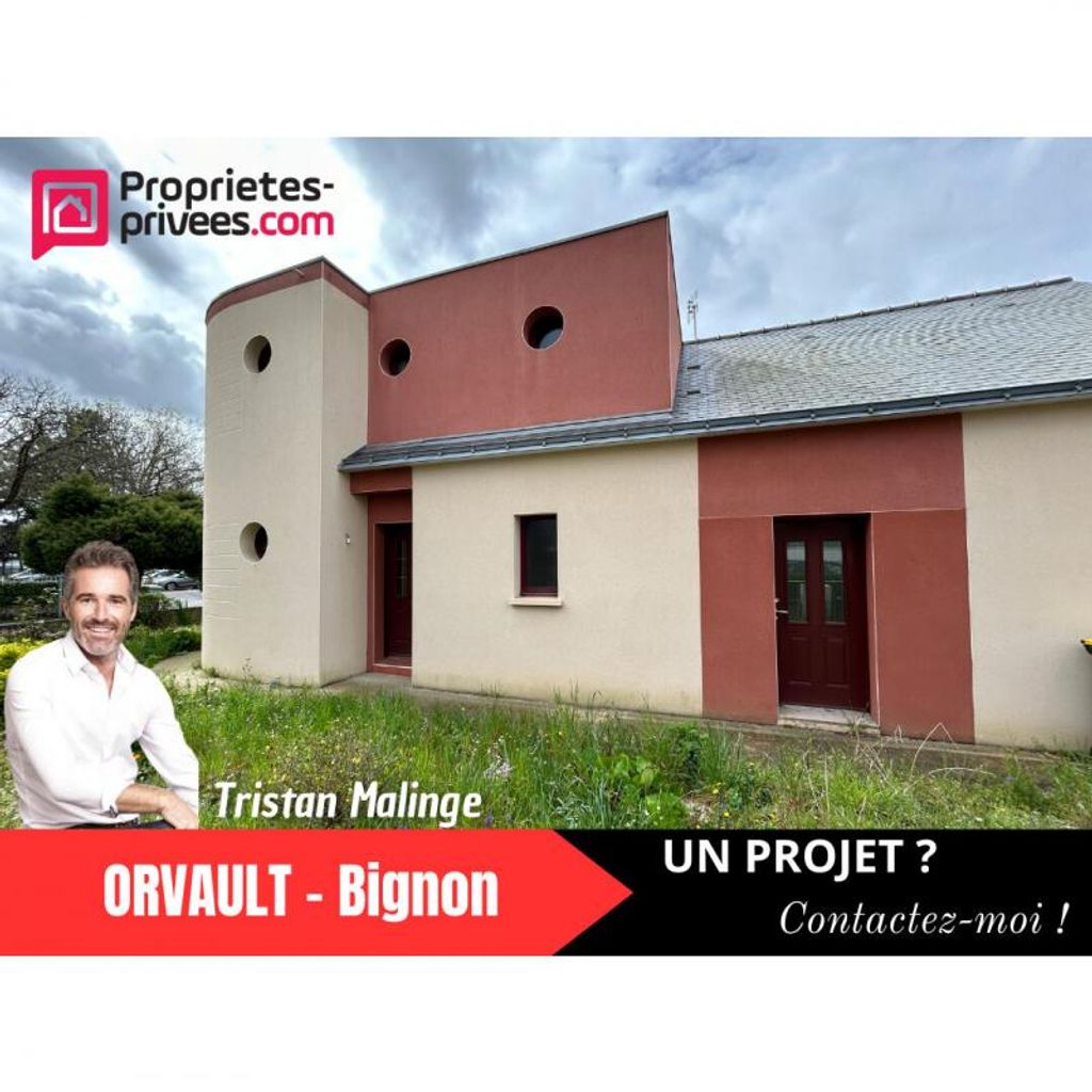 Achat maison à vendre 5 chambres 144 m² - Orvault