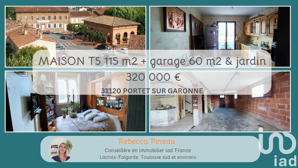 Achat maison à vendre 4 chambres 115 m² - Portet-sur-Garonne