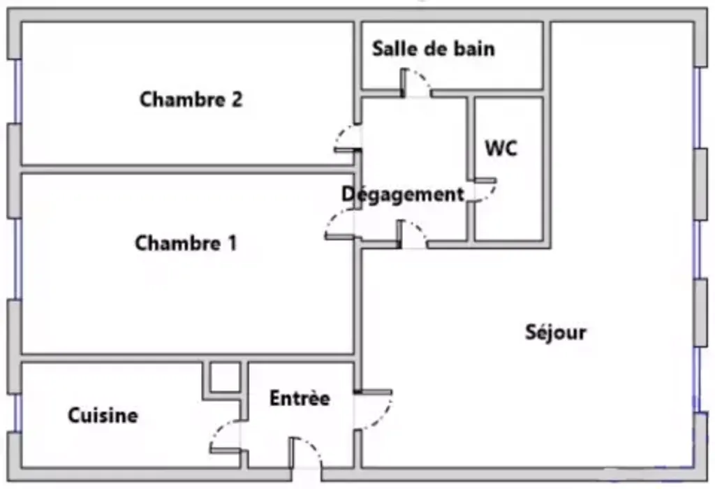 Achat appartement à vendre 3 pièces 65 m² - Paris 19ème arrondissement