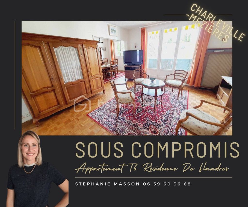 Achat appartement à vendre 6 pièces 102 m² - Charleville-Mézières