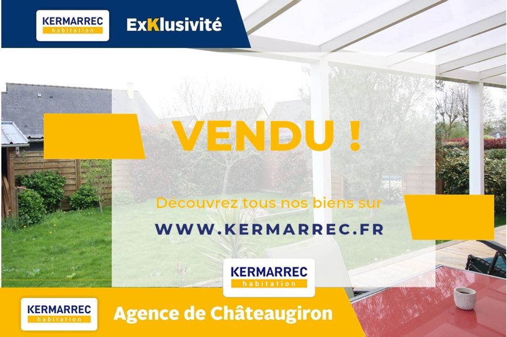 Achat maison à vendre 3 chambres 86 m² - Piré-sur-Seiche