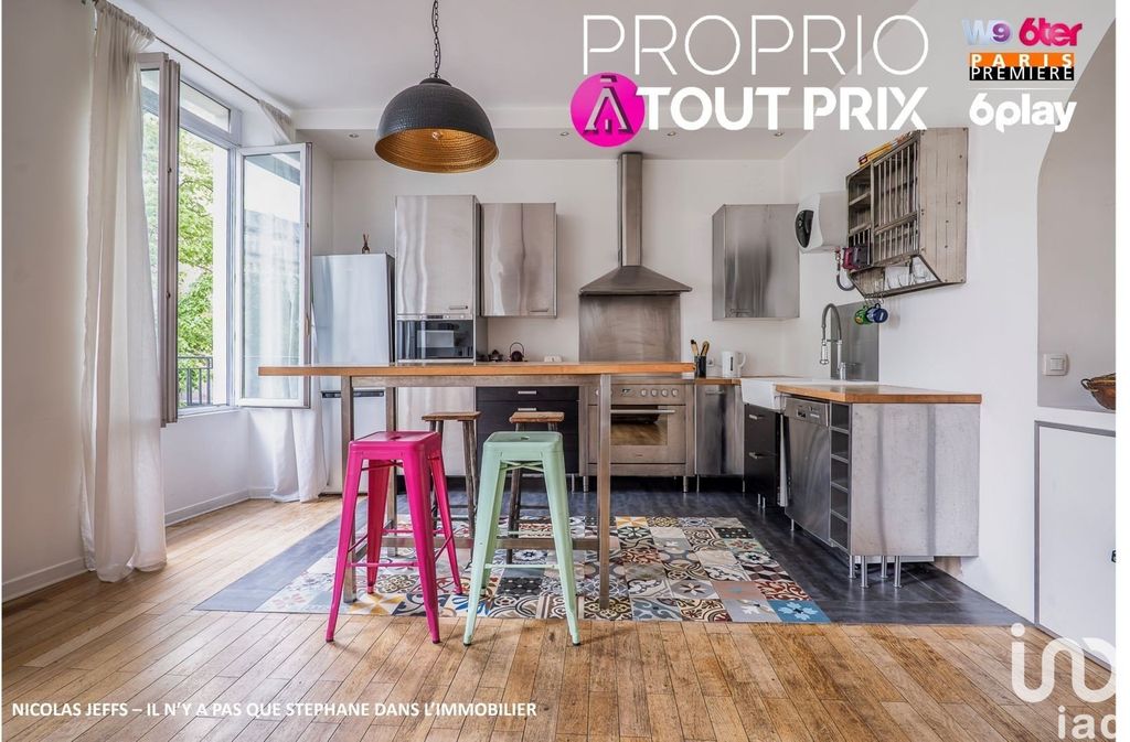 Achat appartement à vendre 3 pièces 64 m² - Paris 11ème arrondissement
