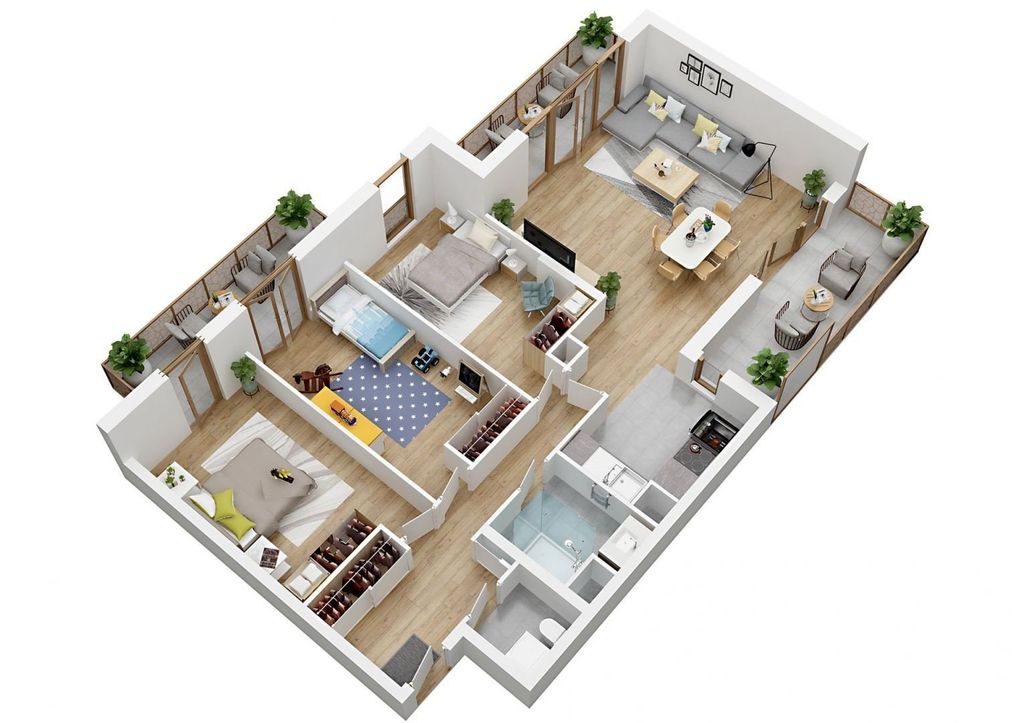 Achat appartement à vendre 4 pièces 85 m² - Le Plessis-Trévise