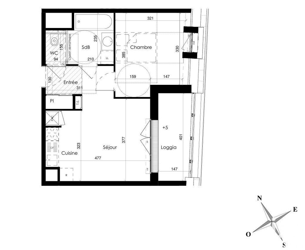 Achat appartement à vendre 2 pièces 39 m² - Jullouville