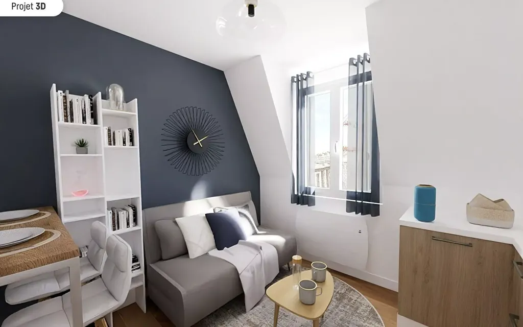 Achat studio à vendre 11 m² - Paris 17ème arrondissement