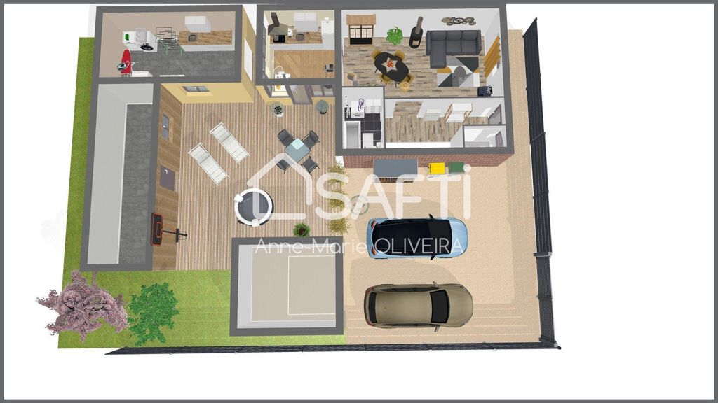 Achat maison à vendre 3 chambres 85 m² - Muille-Villette