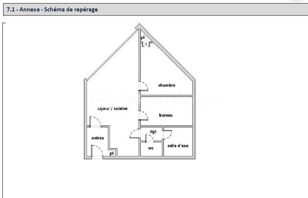 Achat appartement à vendre 3 pièces 46 m² - Cabourg