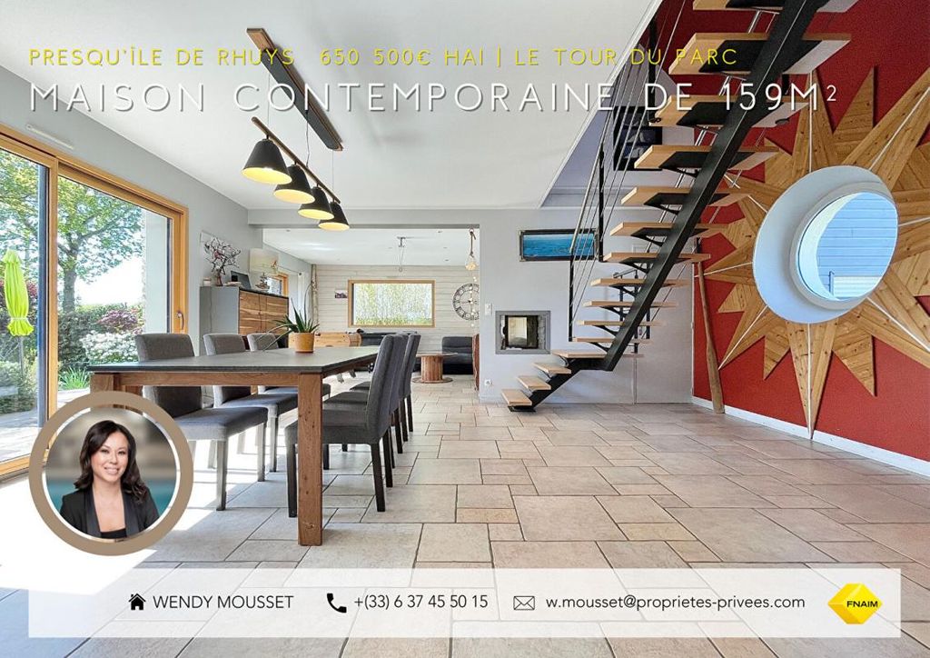 Achat maison à vendre 4 chambres 159 m² - Le Tour-du-Parc