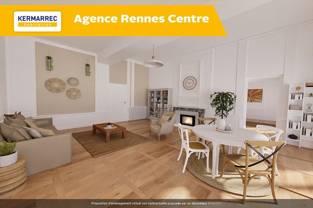 Achat appartement à vendre 5 pièces 161 m² - Rennes