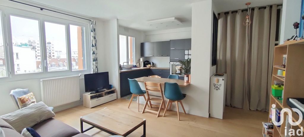 Achat appartement à vendre 3 pièces 56 m² - Paris 20ème arrondissement