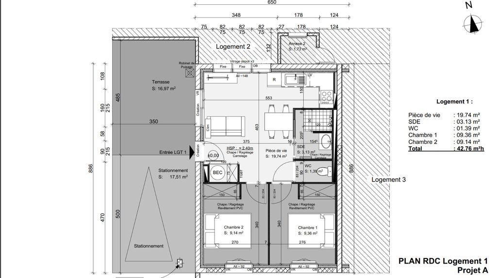Achat appartement à vendre 3 pièces 43 m² - La Tranche-sur-Mer