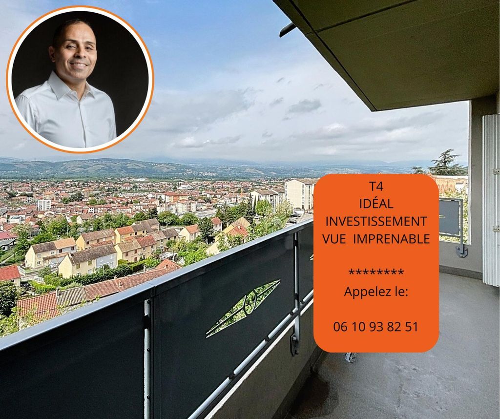 Achat appartement à vendre 5 pièces 83 m² - Le Péage-de-Roussillon