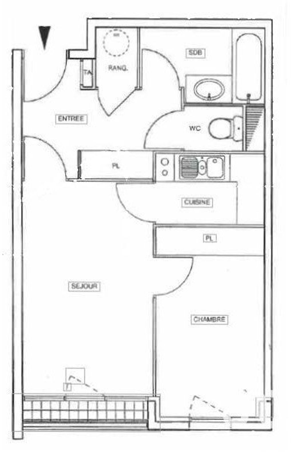 Achat appartement à vendre 2 pièces 38 m² - Pantin
