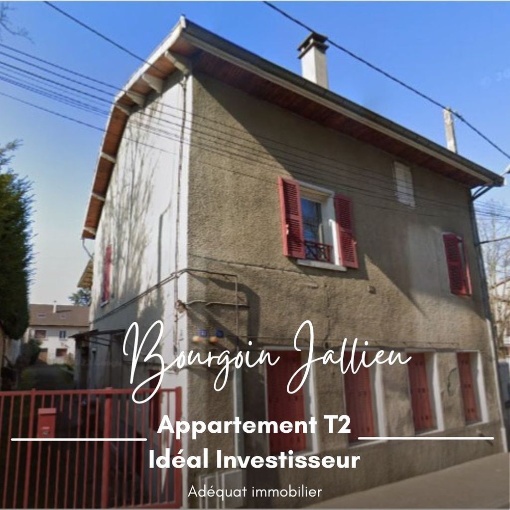 Achat appartement à vendre 2 pièces 28 m² - Bourgoin-Jallieu