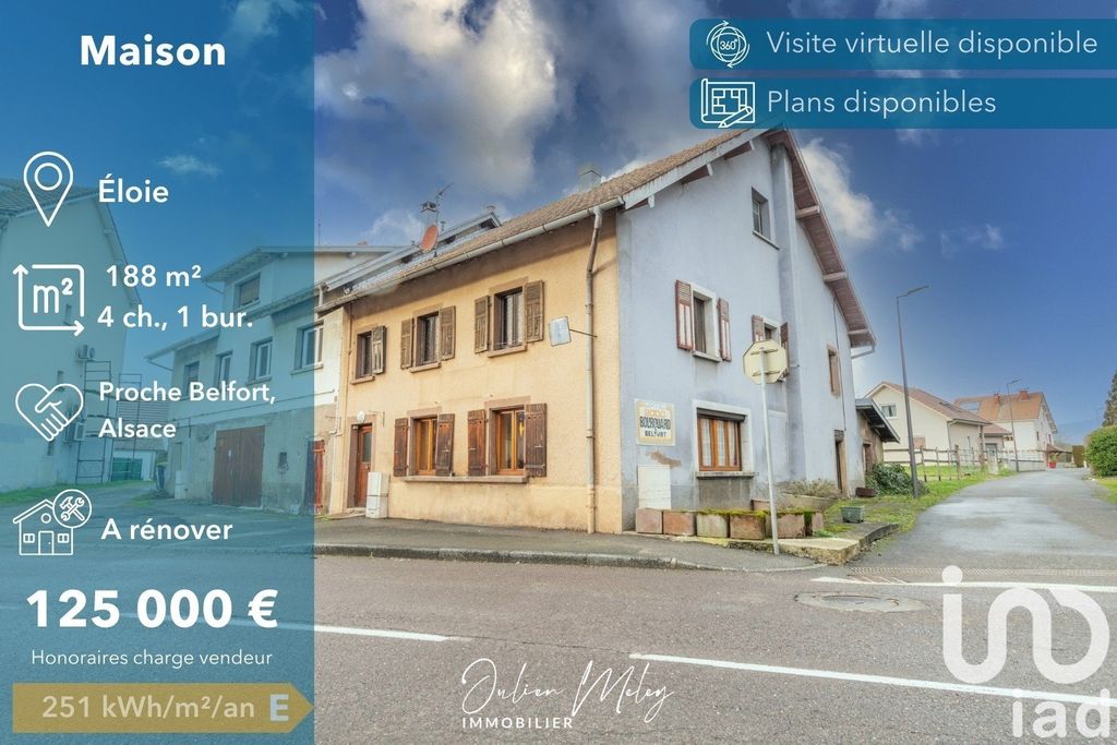 Achat maison à vendre 4 chambres 188 m² - Éloie