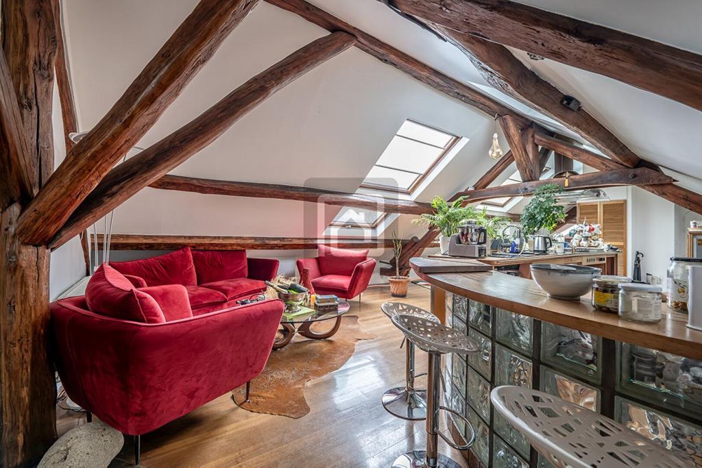 Achat loft à vendre 4 pièces 222 m² - Paris 18ème arrondissement