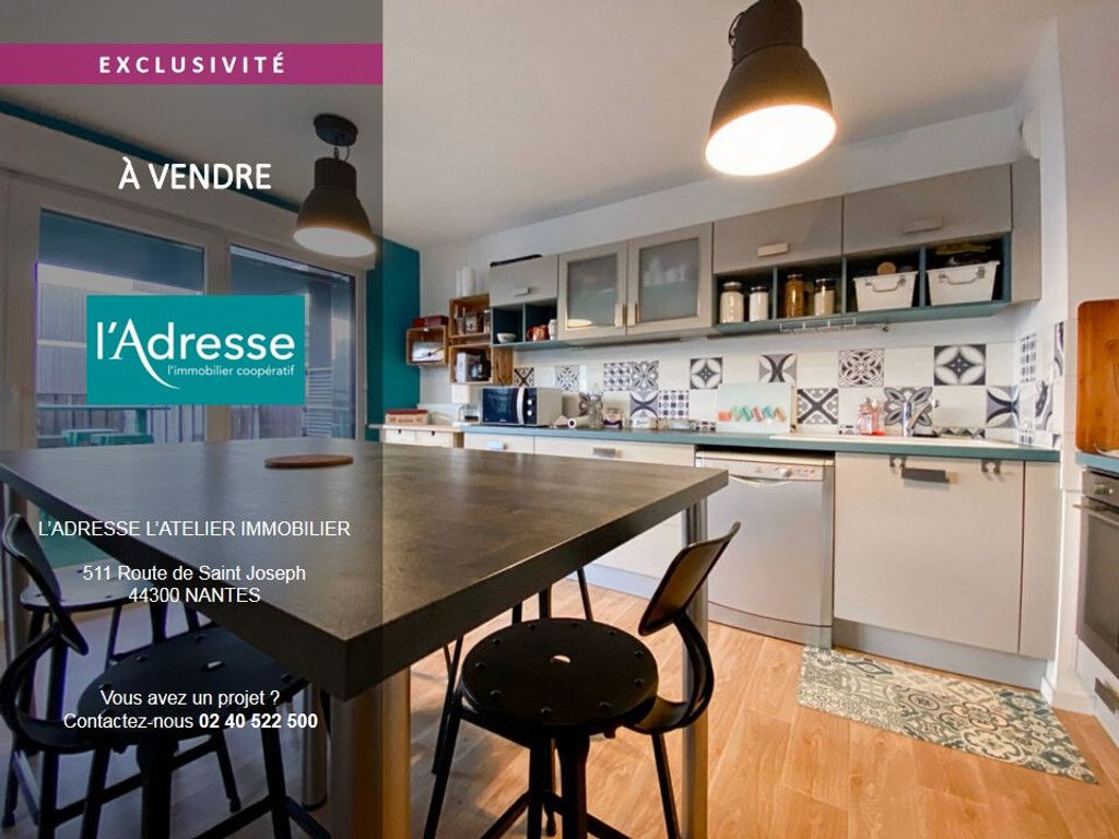 Achat appartement à vendre 3 pièces 65 m² - Nantes