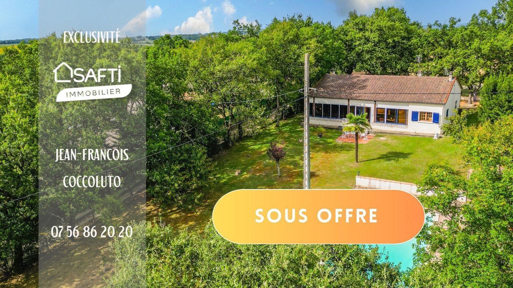 Achat maison à vendre 4 chambres 130 m² - Montaigu-de-Quercy