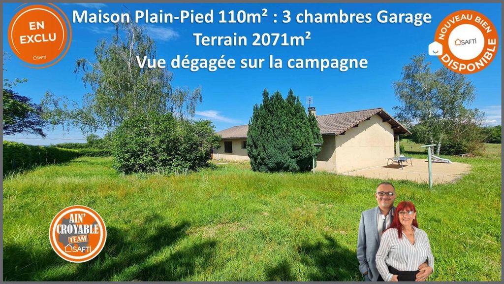 Achat maison à vendre 3 chambres 110 m² - Chanoz-Châtenay