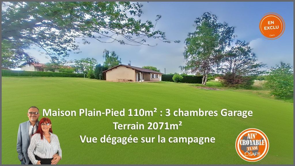 Achat maison à vendre 3 chambres 110 m² - Chanoz-Châtenay