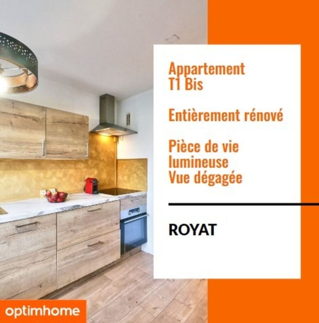 Achat appartement à vendre 2 pièces 32 m² - Royat