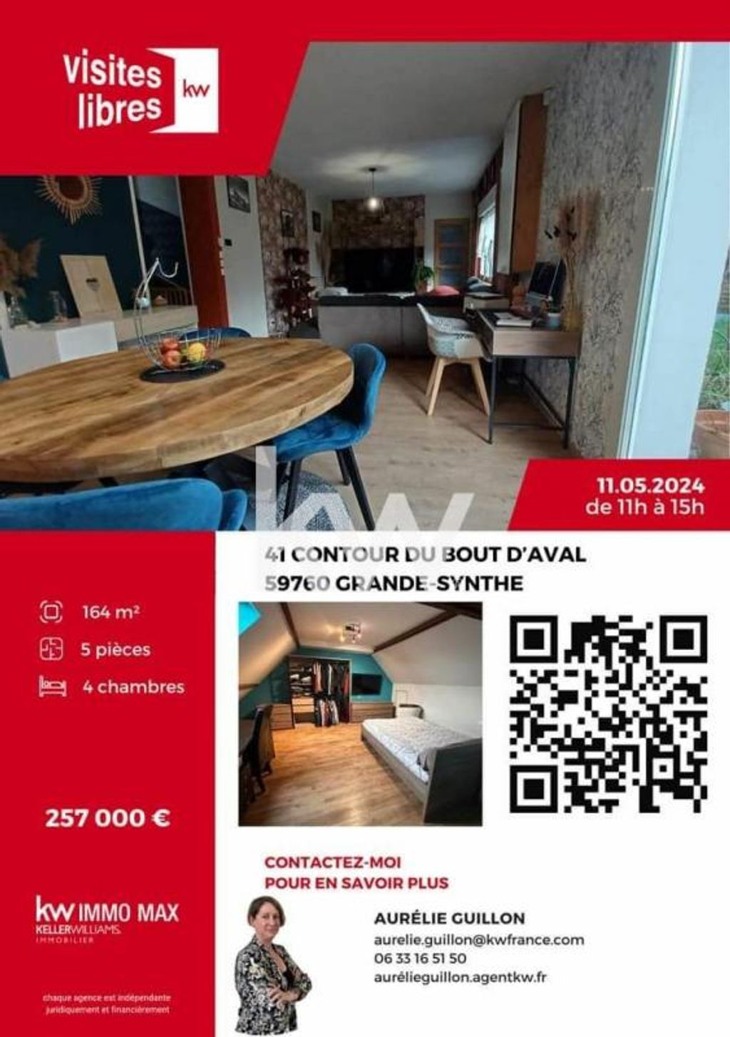Achat maison à vendre 4 chambres 164 m² - Grande-Synthe