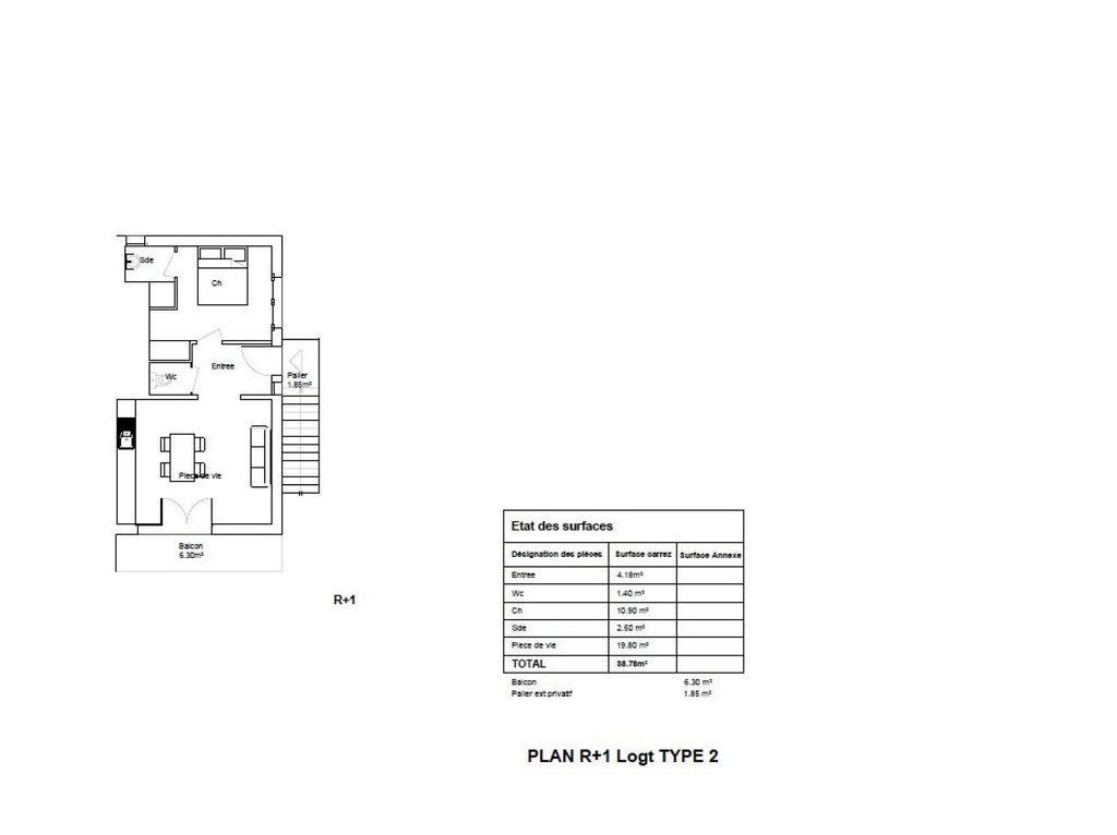 Achat appartement à vendre 2 pièces 40 m² - Le Porge